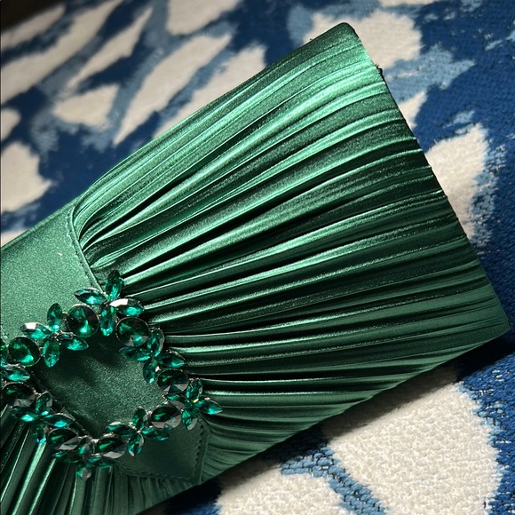 Wicked green fancy going out purse with jewel  details - Picture 2 of 16